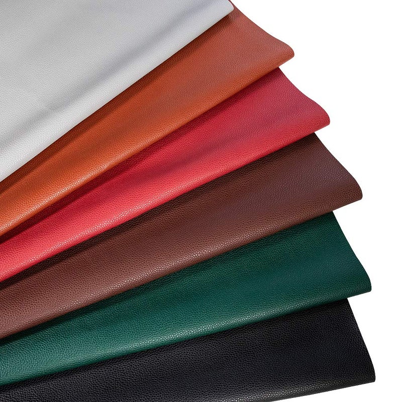 TORRAMI Soft Synthetic PU Fabric Material Faux Leather Sheets 1 Yards 54" x 36", 0.95mm Thick for Upholstery, DIY Crafts, Pebbled Pattern Black - Image 5